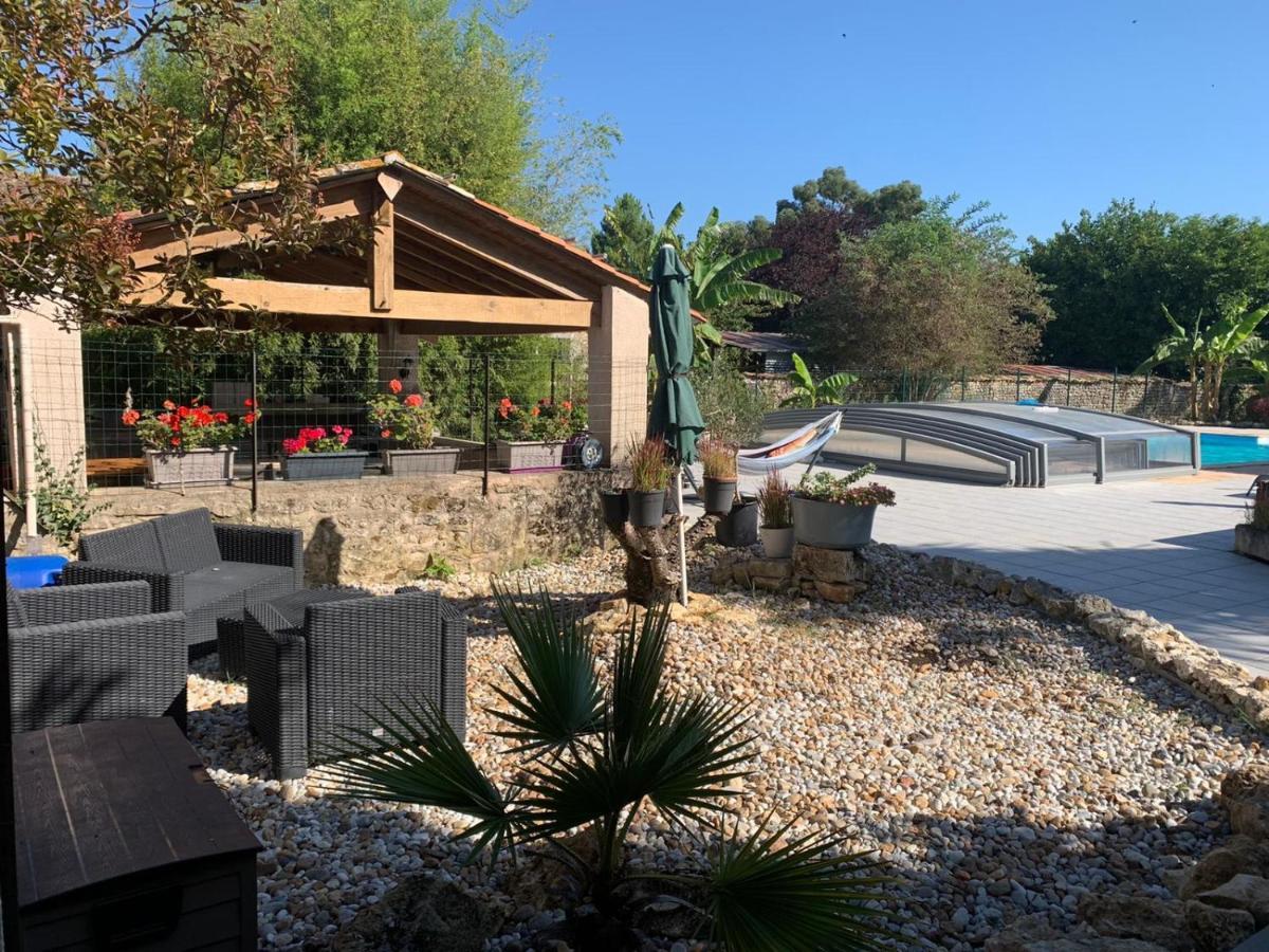 Gites Jardin-Darcy - Piscine Au Sel Bois Esterno foto